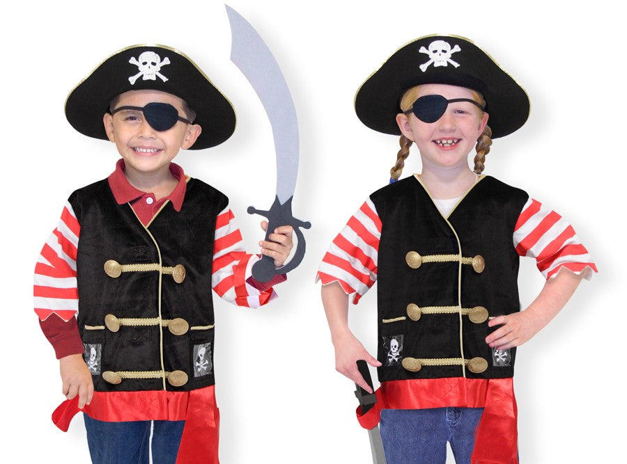 Costume di carnevale per bambini da pirata di Melissa e Doug