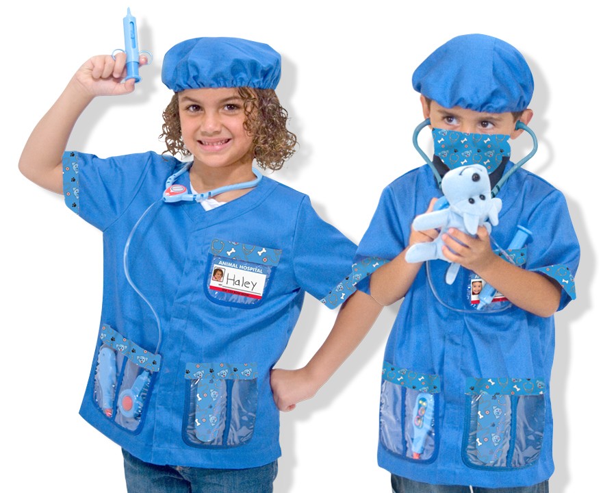 Costum carnaval copii Medic Veterinar Melissa and Doug