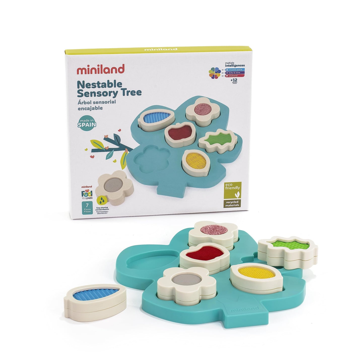 Copacel tactile-sensory toy and insert