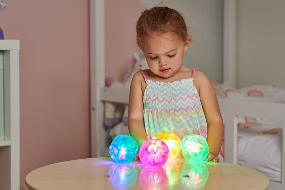 Set of 4 sensory minis with lights