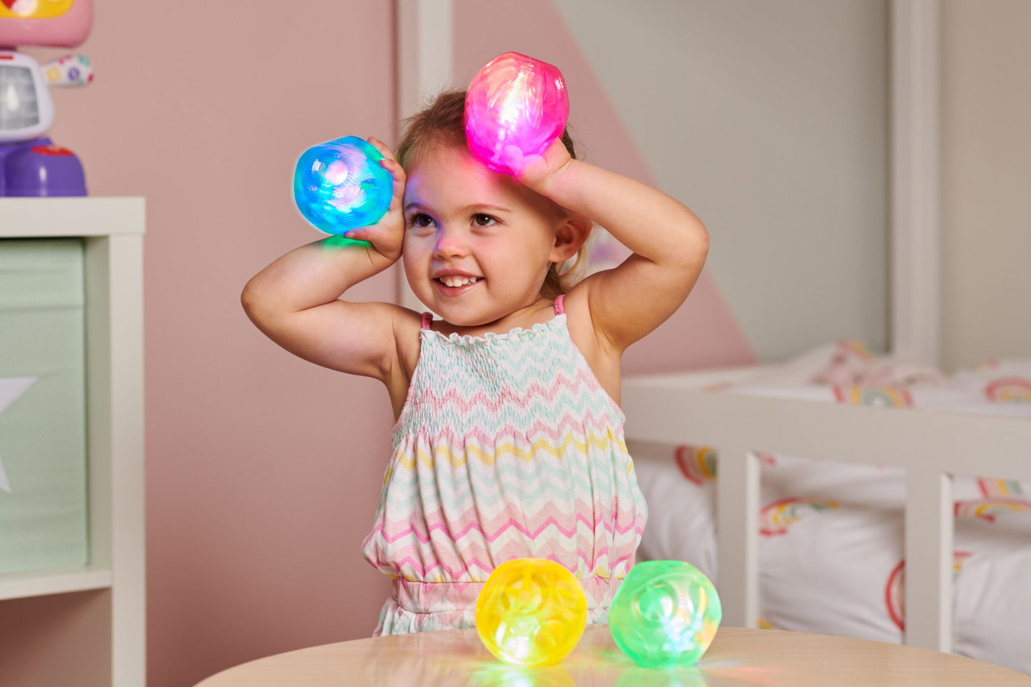 Set of 4 sensory minis with lights