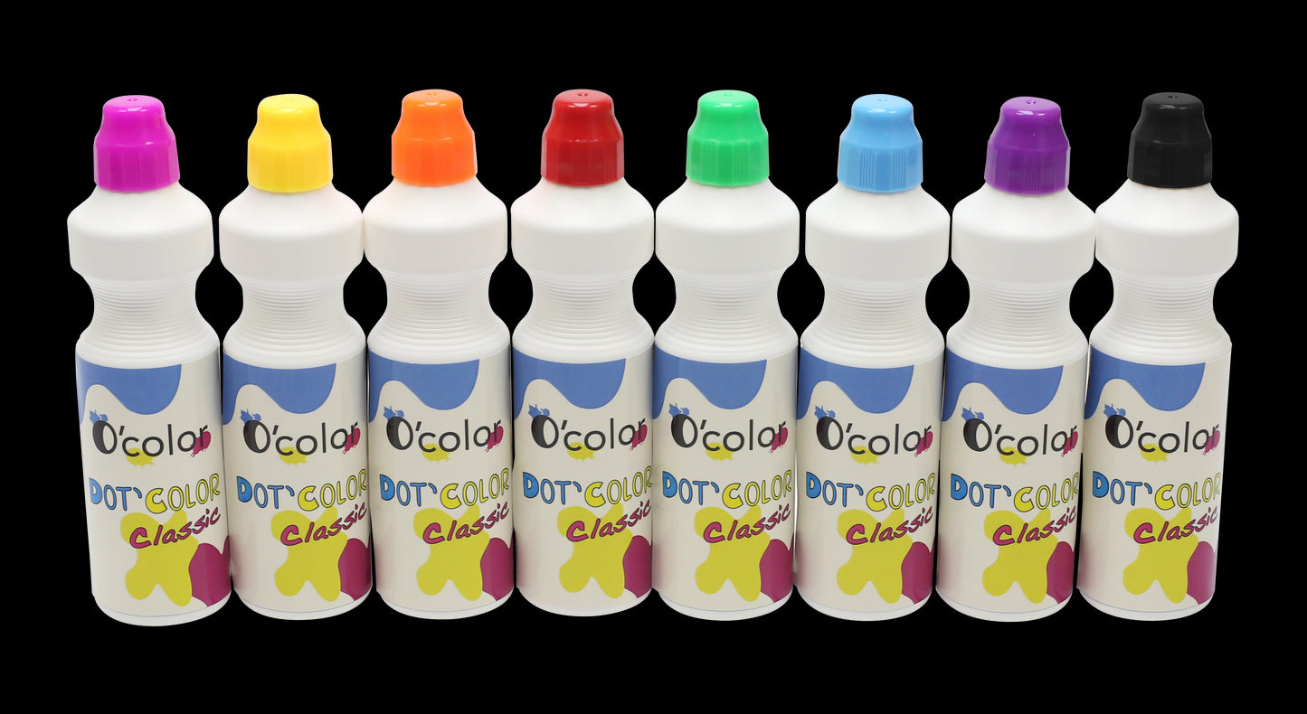 Set of 8 colors x 75 ml gouache with sponge