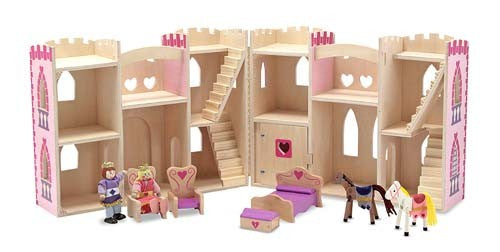 Melissa e Doug - Castello pieghevole in legno