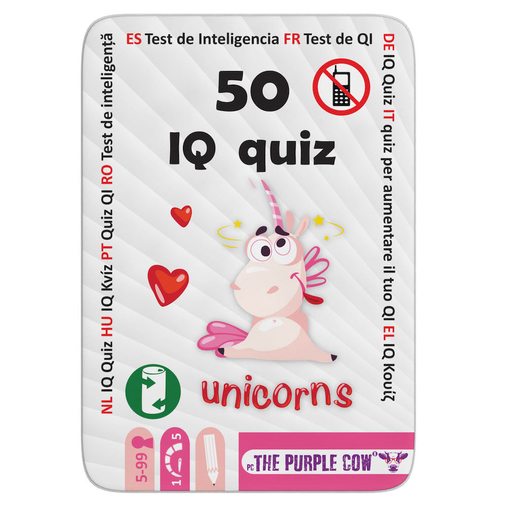 50 tests de inteligencia con unicornios - Purple Cow