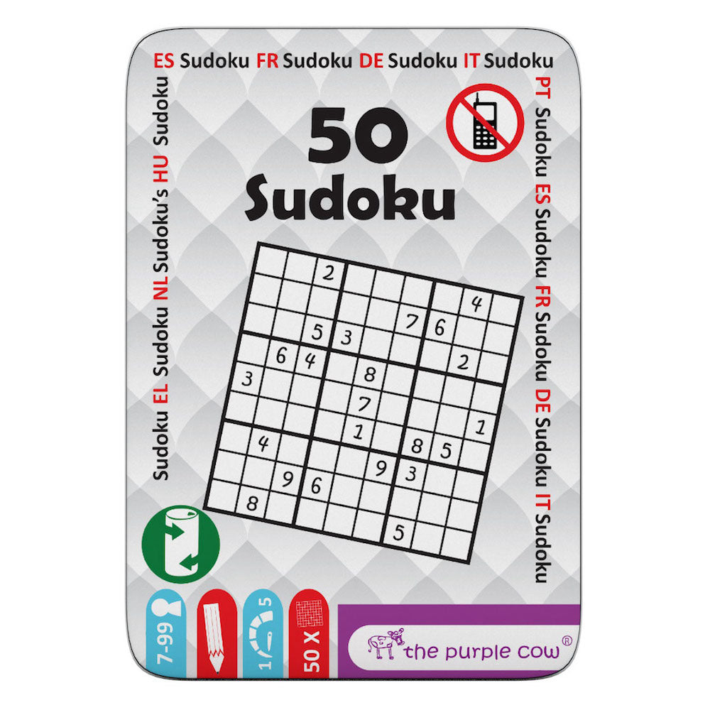 50 sfide Sudoku - Mucca viola