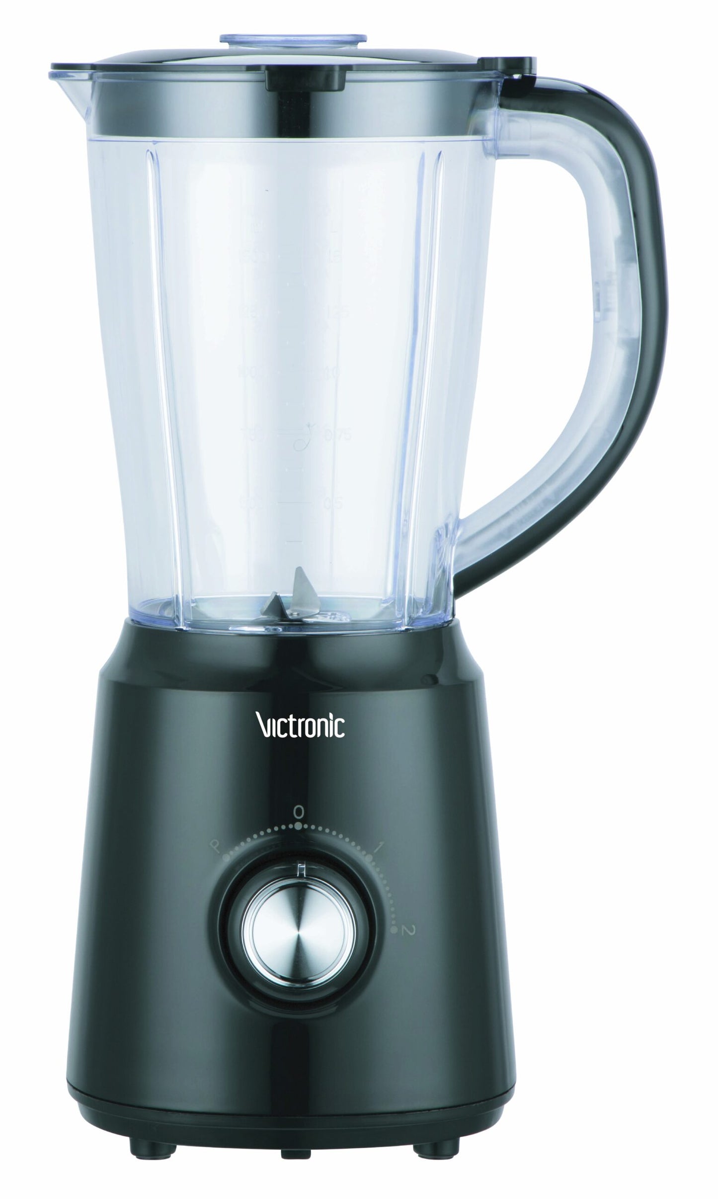 Batidora eléctrica, 500W, con vaso de plástico 1,50 l, Victronic VC3614