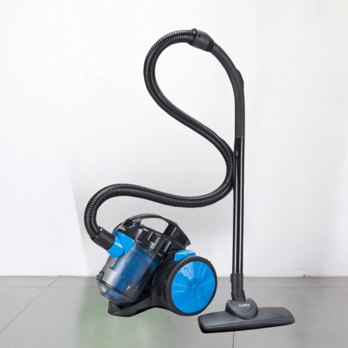 Aspirador sin bolsa FLORIA ZLN-3468, azul-negro, filtro HEPA 13, filtración ciclónica, capacidad de recogida 1,5L, potencia 700W,