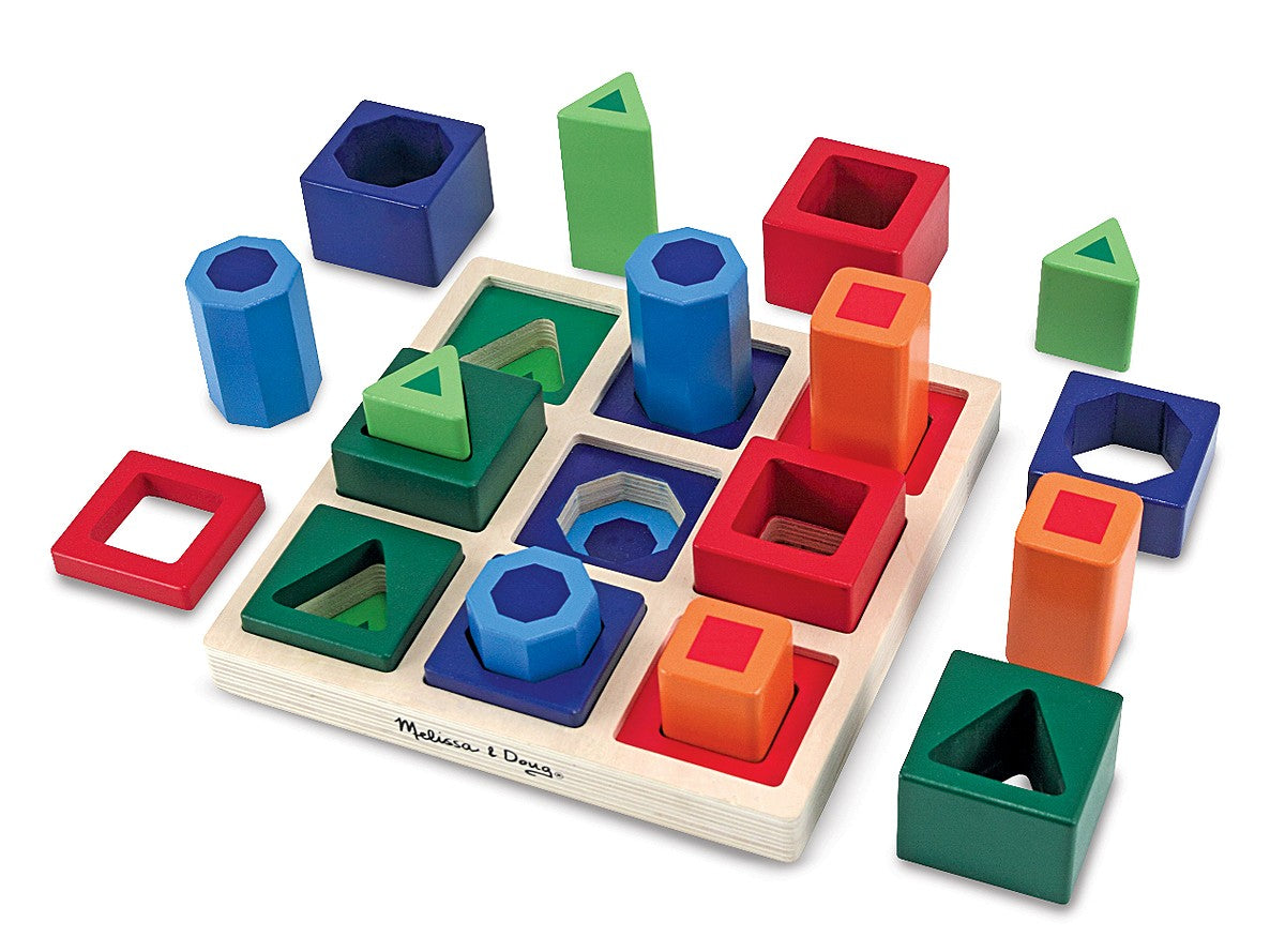 Set di forme Melissa e Doug da ordinare sul tabellone