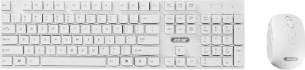 Juego de teclado y ratón inalámbricos Andowl Q-5003 Inglés EE. UU. BlancoCódigo: 25605564