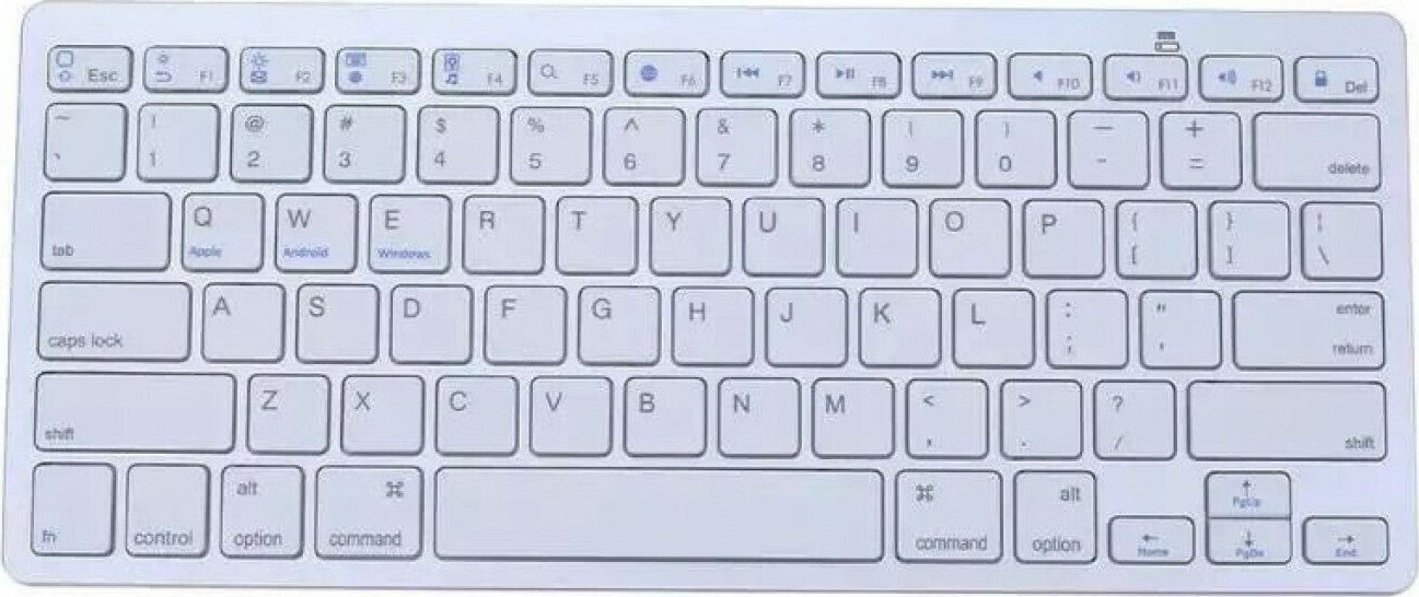 Andowl QY-K08 Fără fir Bluetooth Doar tastatura Engleză US AlbCodul: 22346875