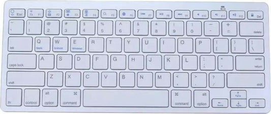 Andowl QY-K08 Fără fir Bluetooth Doar tastatura Engleză US AlbCodul: 22346875