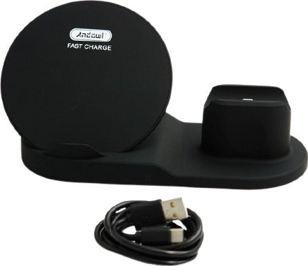 Andowl Wireless Charger (Qi Pad) Black (Q-L025) Code: 29353687