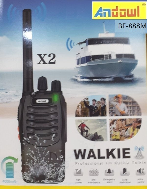 Andowl BF-888M Walkie Talkie senza schermo Set 1 pezzoCodice: 29575834