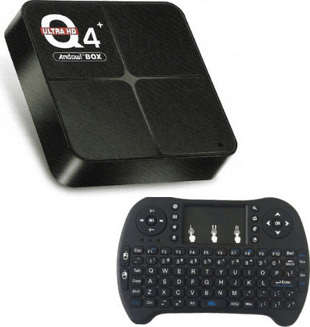 Andowl TV Box Q 4 PRO Mini 6K UHD WiFi USB 2.0 4 GB RAM-mal és 64 GB tárhellyel, Android 10.0 operációs rendszer kóddal: 29633427