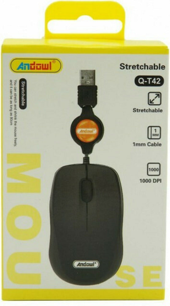 Andowl Q-T42 Magazin online Mouse NegruCodul: 28833625