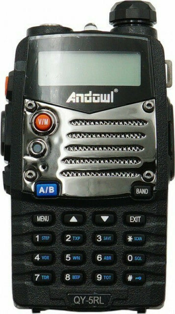 Transceptor Inalámbrico UHF/VHF Andowl QY-5RL con Pantalla Monocromática Set 1udCódigo: 30685360