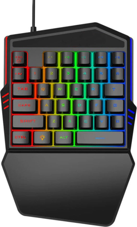 Andowl Q-JP60 игрална клавиатура с RGB осветление (САЩ английски) Код: 30721893