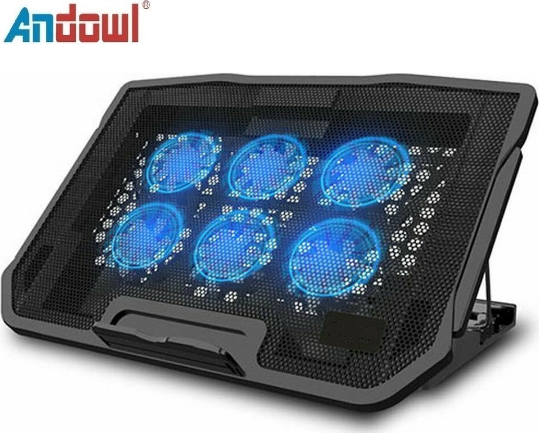 Andowl Q-SR99 Pad de răcire pentru Laptop până la 18" cu 6 Ventilatoare și IluminareCodul: 30951661