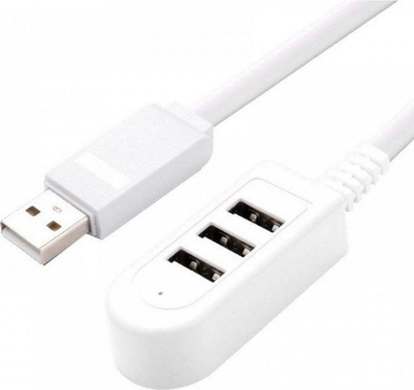 Andowl USB 2.0 hub 3 port USB-A csatlakozással WhiteCode: 31279132