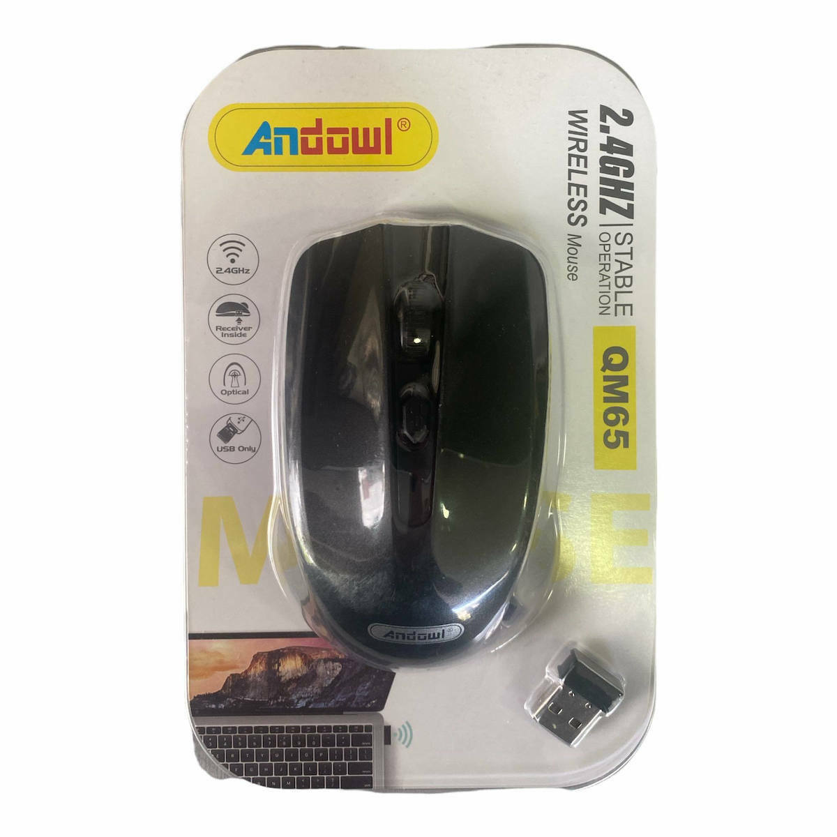 Andowl QM65 Online Store Mouse BlackCode: 36860312