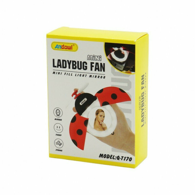 Andowl Q-T170 Rechargeable USB Fan RedCode: 29438153