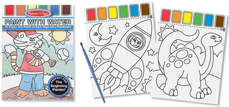 Set per pittura ad acqua blu di Melissa e Doug