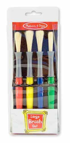 Set di 4 pennelli spessi Melissa e Doug