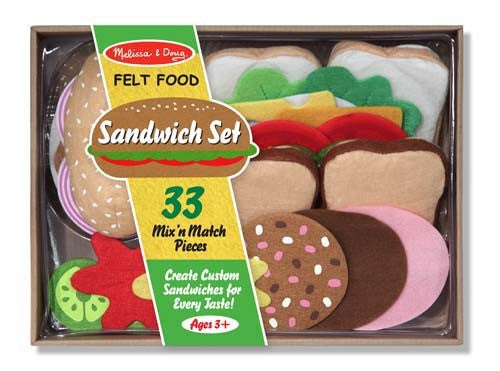 Melissa & Doug - Set da gioco con sandwich