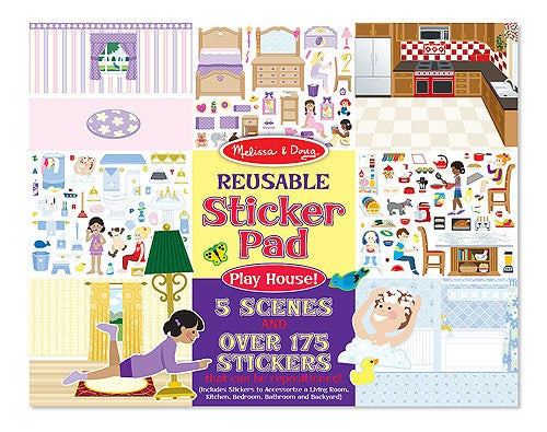 La mia collezione di adesivi riutilizzabili di Melissa e Doug House