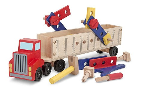 Mobil munkapad Melissa és Doug szerszámos teherautó