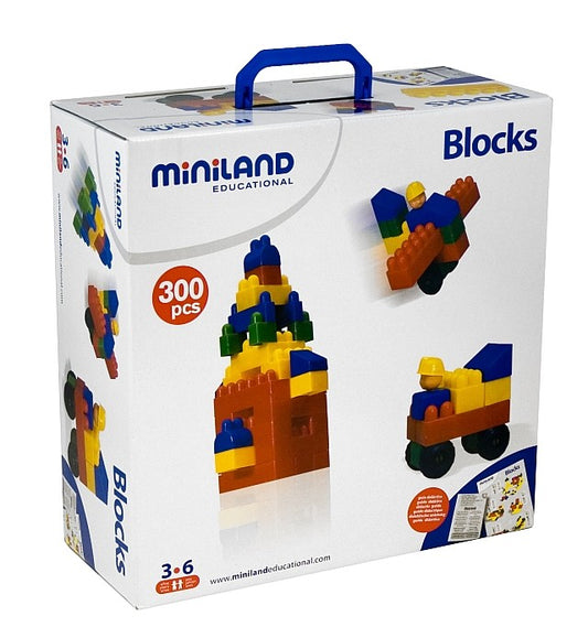 Gioco di costruzioni Miniland Bricks 300 pz