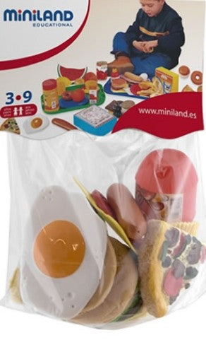 Giocattoli fast-food Miniland 19 pz