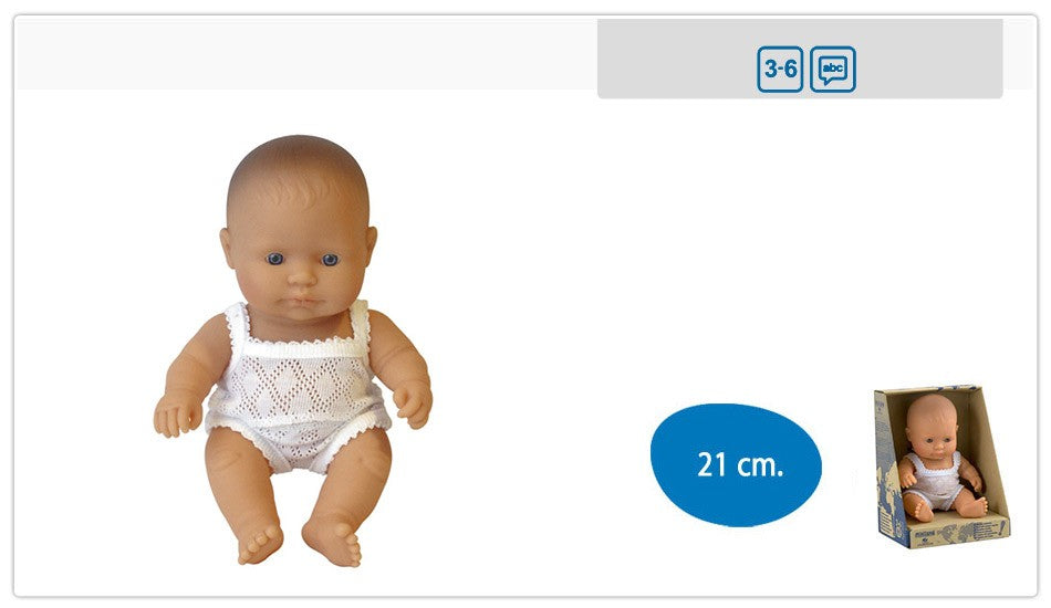 Miniland Baby Doll europea da 21 cm