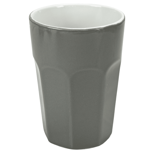 Vaso bicolor, Cesiro, 480 ml, Gris/Blanco