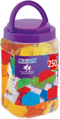 Varie forme geometriche Miniland 250 pz