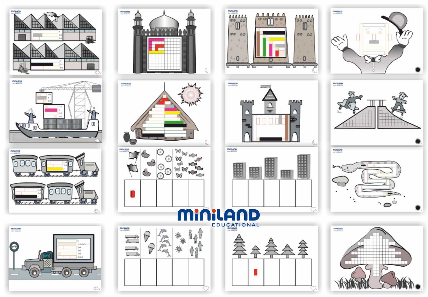 Kit per giochi di aritmetica Miniland