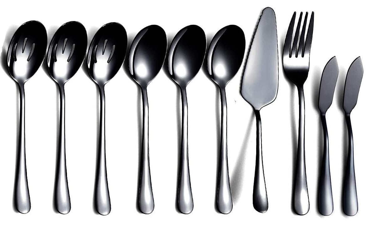 Cutlery set, 10 pieces, 18/0 stainless steel, Berglander CTST10B Black