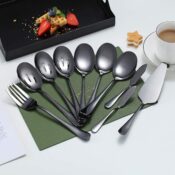 Cutlery set, 10 pieces, 18/0 stainless steel, Berglander CTST10B Black