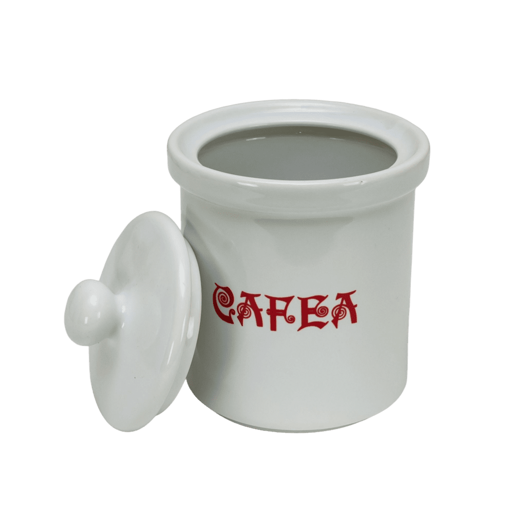 Cutie cafea 600 g ,Alb