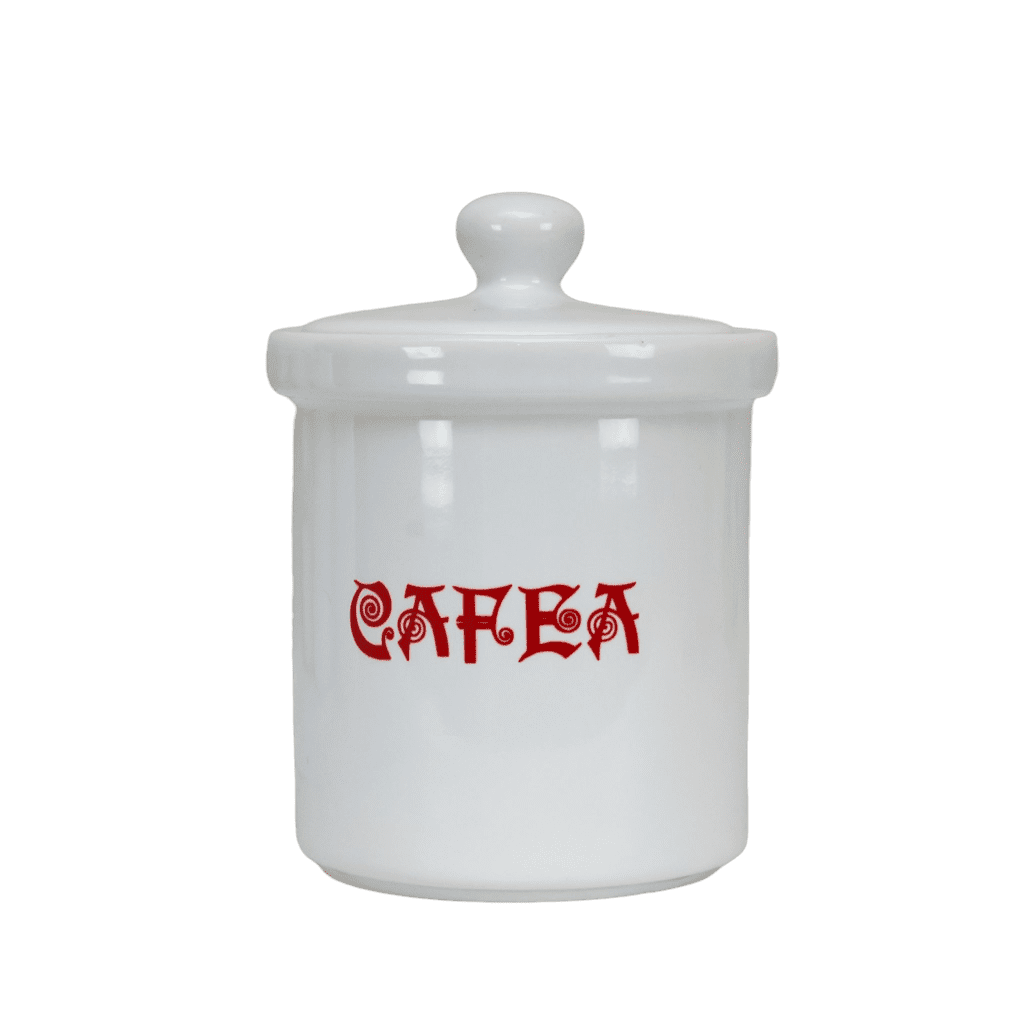 Cutie cafea 600 g ,Alb