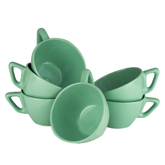 Set 6 cani jumbo Verde Menta, 400 ml