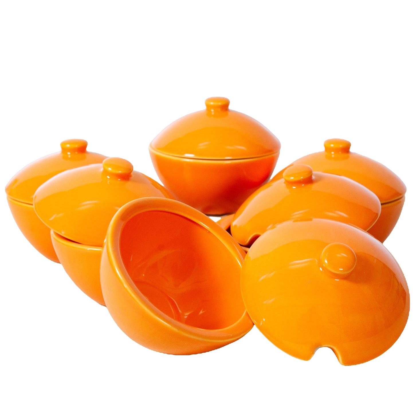 Set 6 portazuccheri Arancio Tropicale, 200 ml