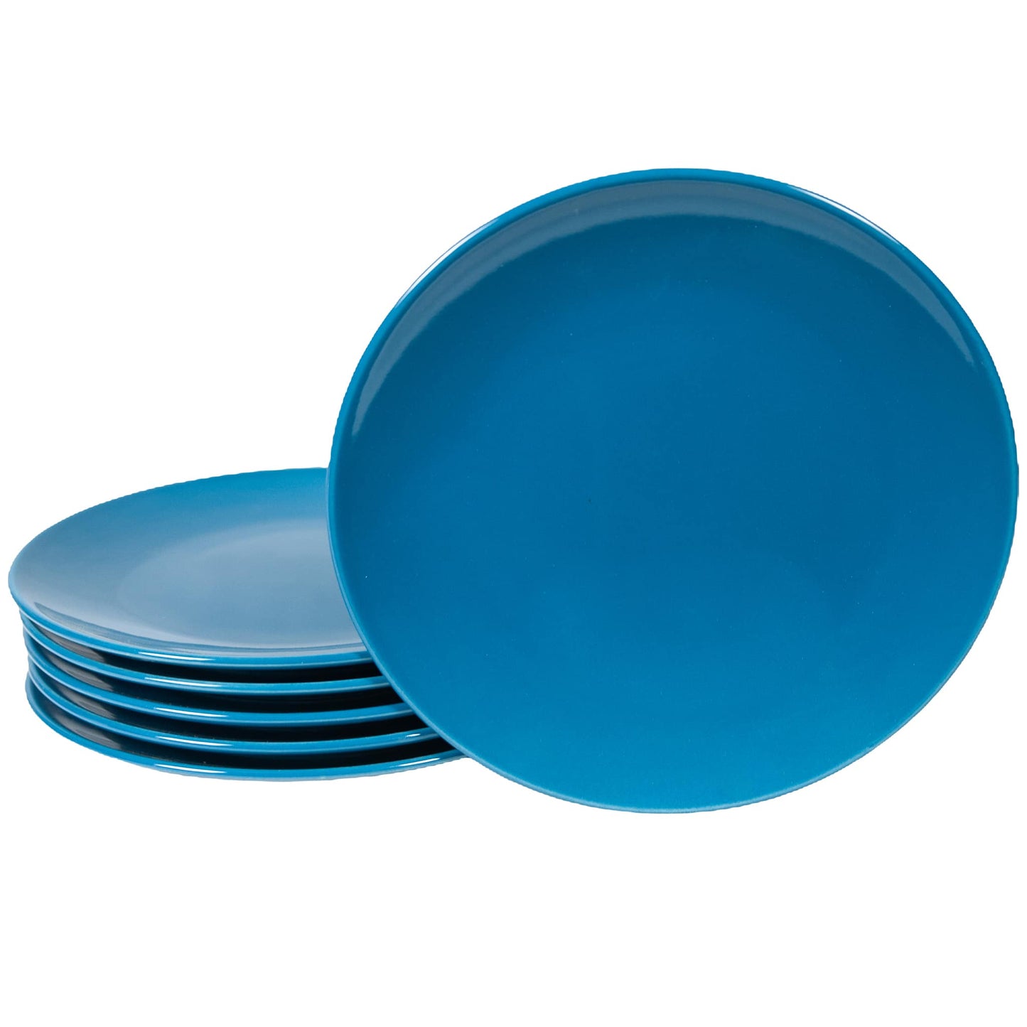 Set of 6 dessert plates Azure Blue 20 cm