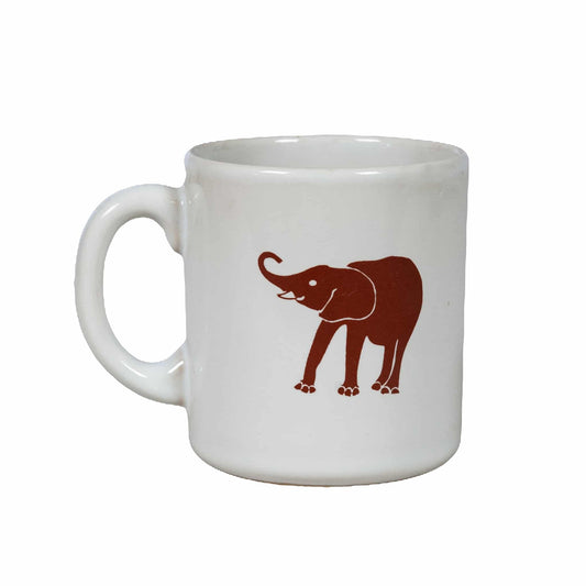 Cana Alba arctic cu decor elefant, 260 ml