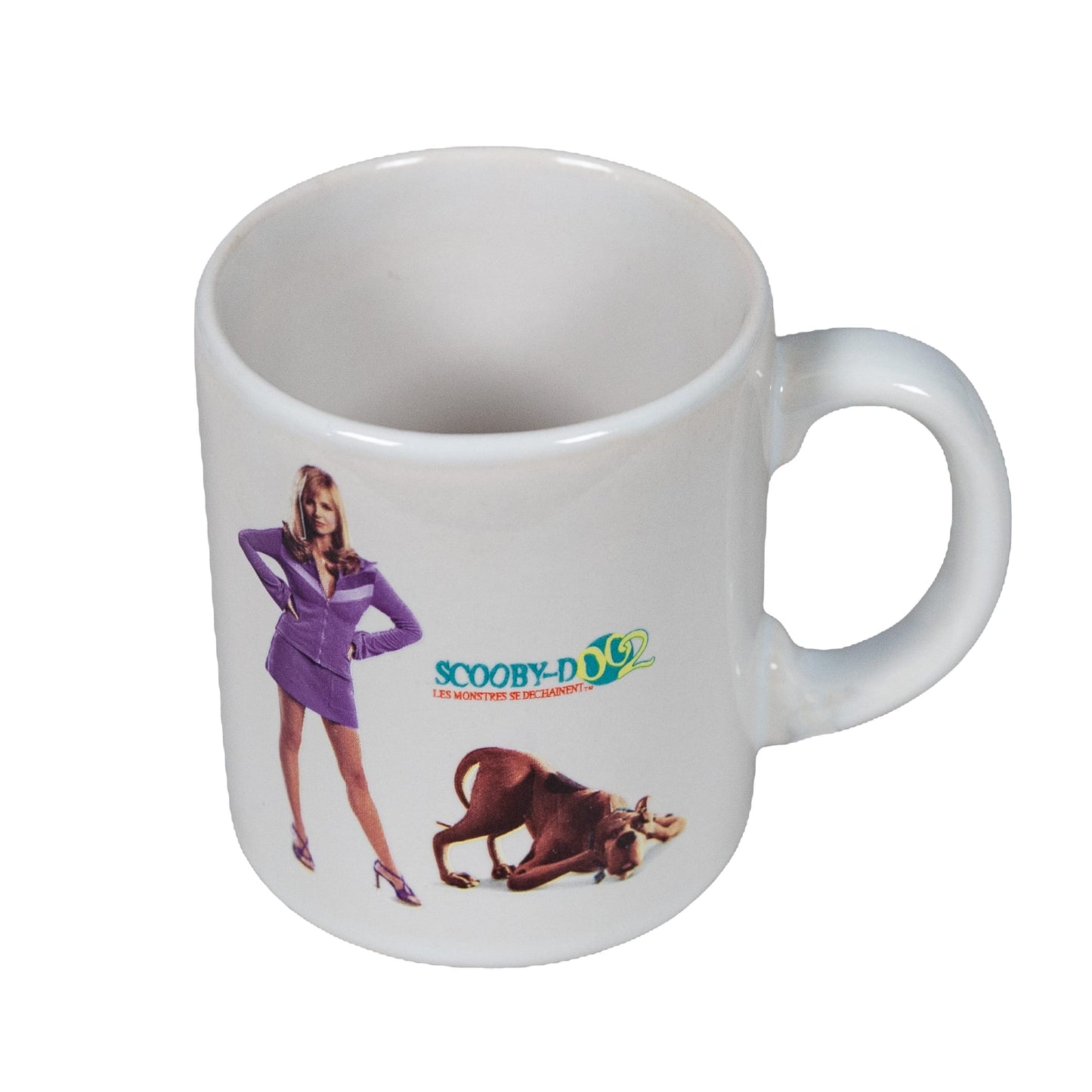 Cana Alb arctic cu decor ScoobyDoo si Daphne, 260 ml