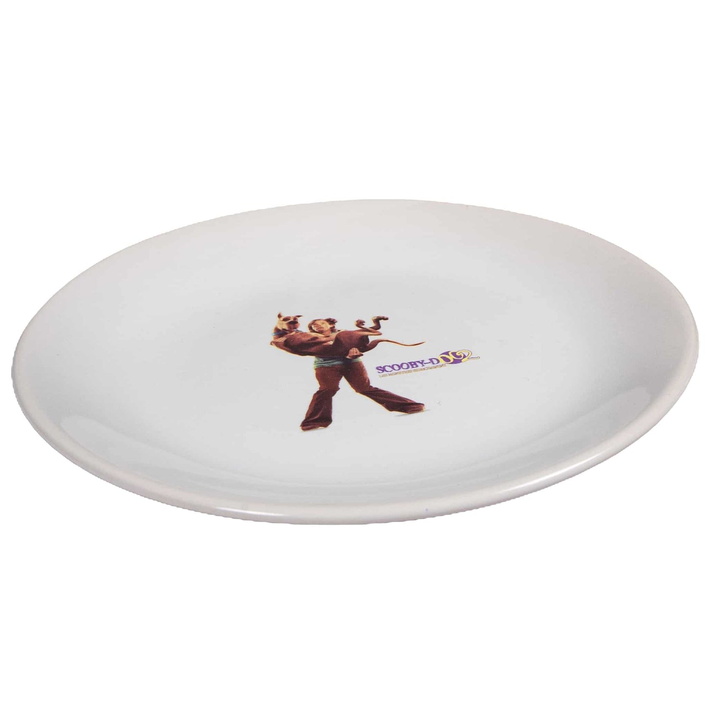 Dessert plate with ScoobyDoo and Shaggy, 19.5 cm, Pure White