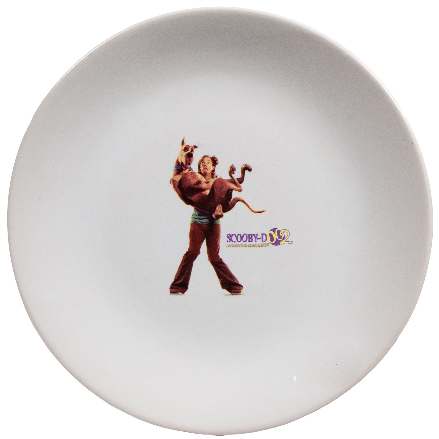 Dessert plate with ScoobyDoo and Shaggy, 19.5 cm, Pure White