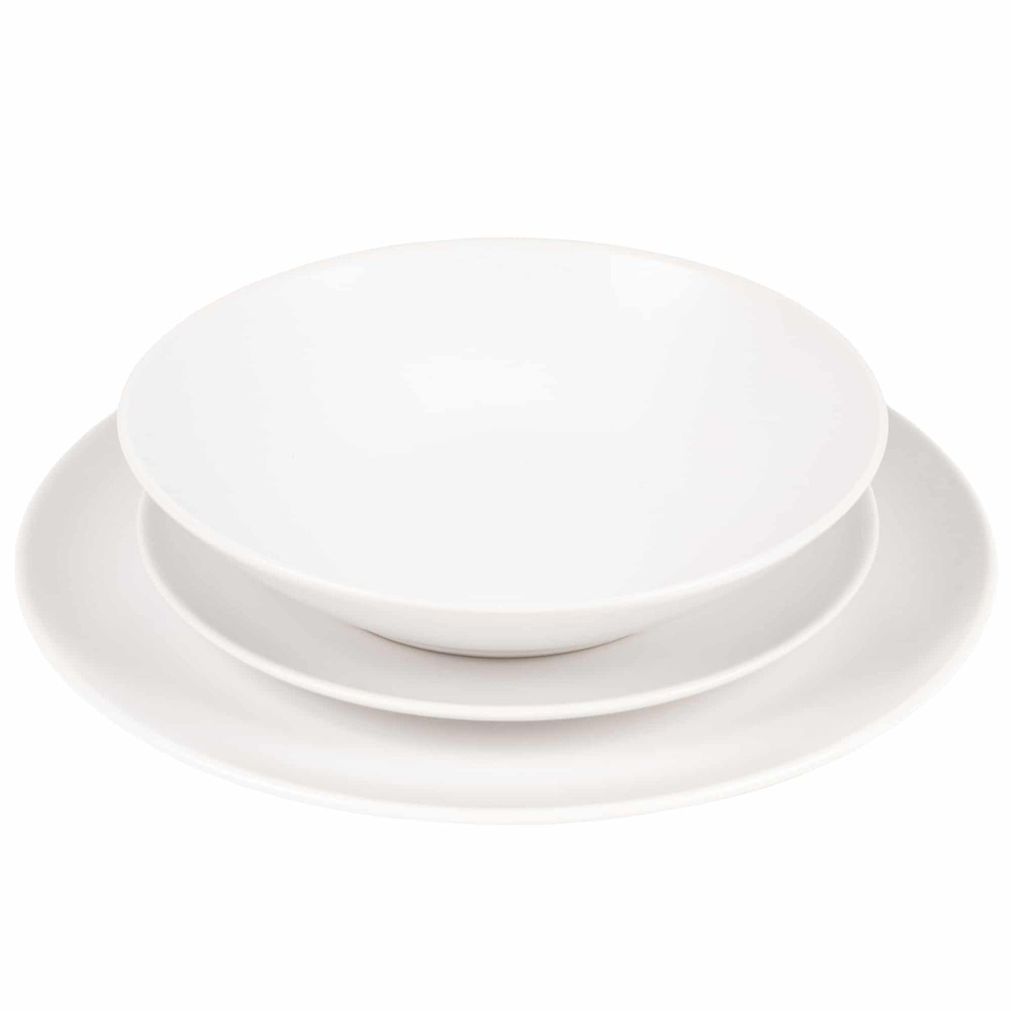 Set of 4 plates, for one person, North Pole, Cesiro, Matt White