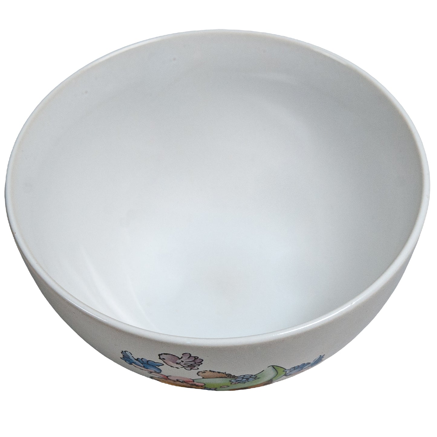 Bowl with mouse and cubes decoration, 600 ml, Arctic White