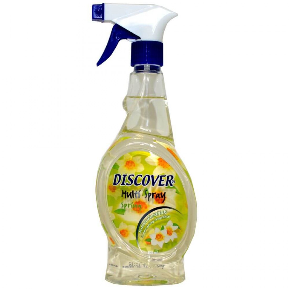 Ambientador Líquido Con Spray DISCOVER Primavera, 500 Ml